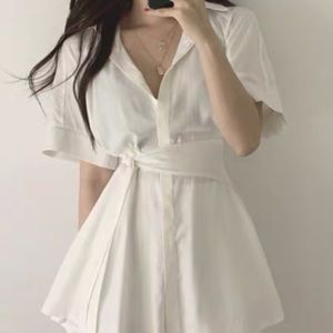 No brand two piece short and blouse